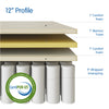 Quilted Cooling Hybrid Mattress